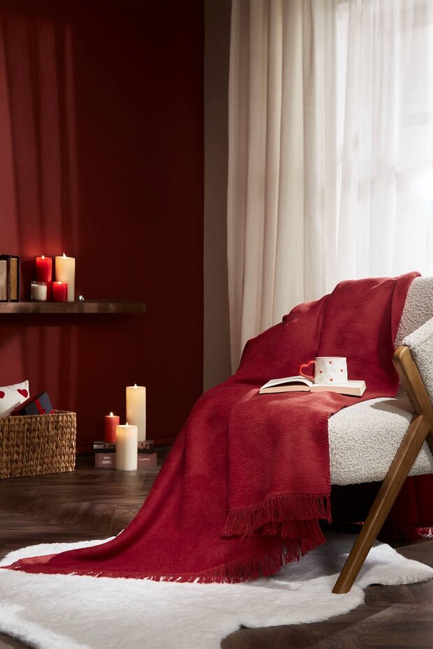 Bicolor Double Cotton Blanket 200X220 cm