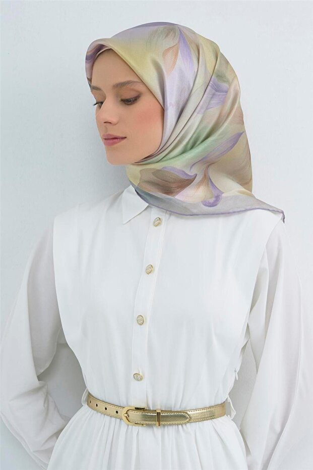 وشاح سورا من الحرير الخالص 9519D 84