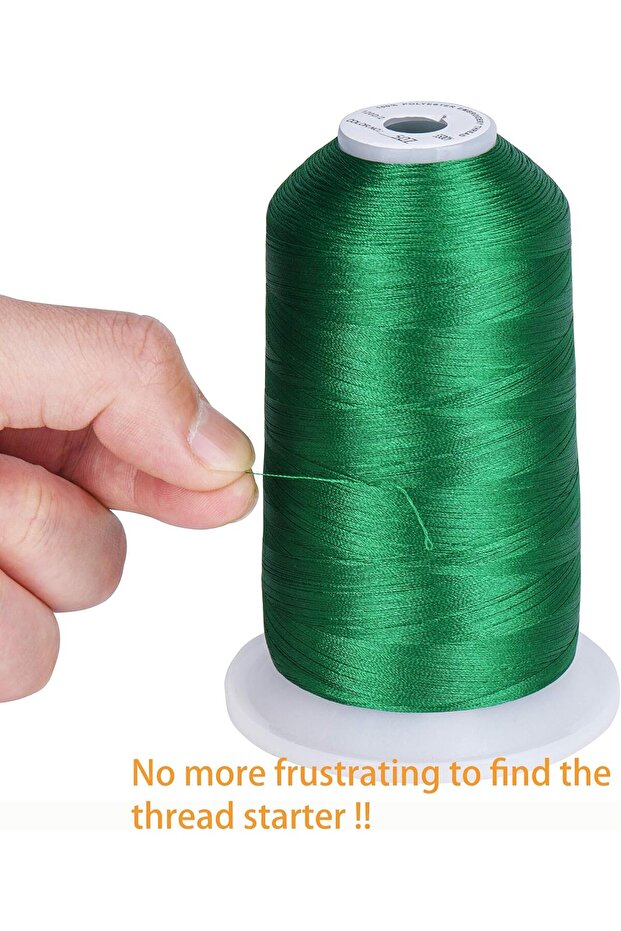 Embroidery Thread Set 12 Spools, 40wt, 5000 m, Assorted Colors 2 - 2