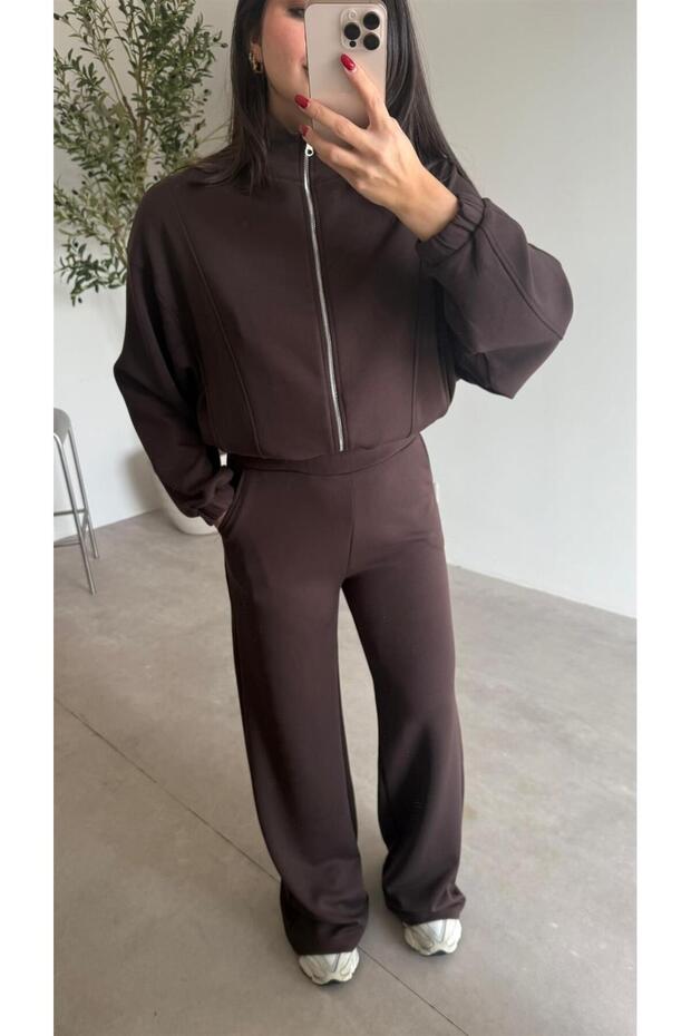 Coffee Drawstring Modal Basic Set - 5