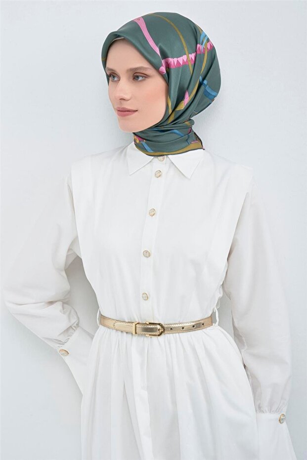 Pure Silk Twill Scarf 9517D 50