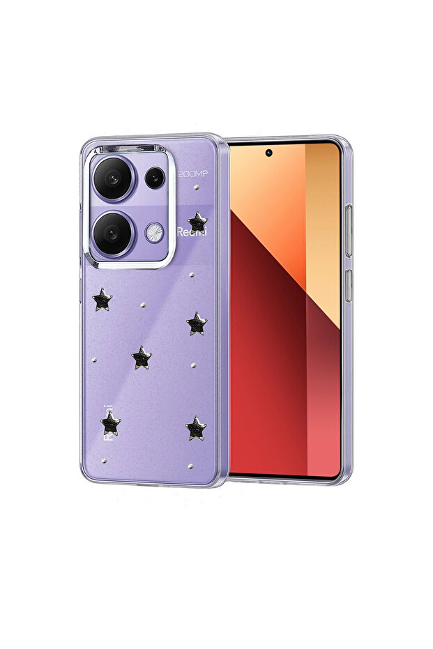 غطاء مزخرف بفيونكة لهاتف Redmi Note 13 Pro 4G - النمط 4 - 1