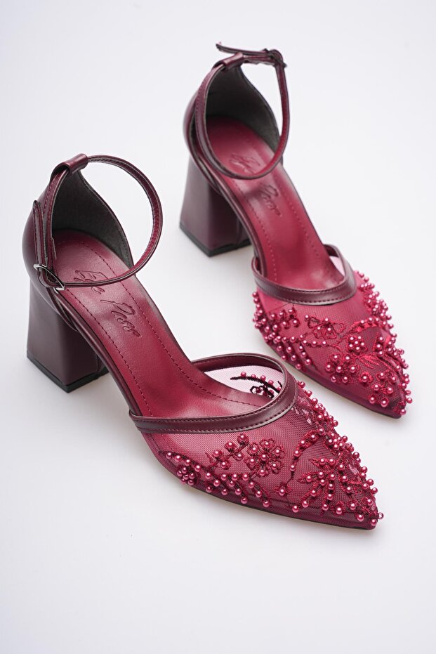 NOREVA Chic Evening and Casual Bridal Shoes Heel Height 7.5 cm