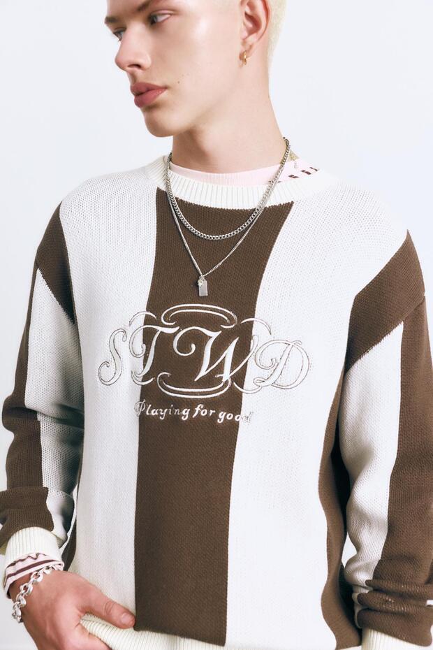 STWD çizgili kazak - 6