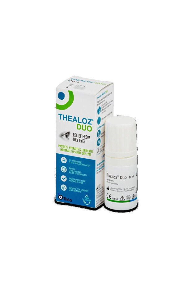 duo protects hyrates and lubricated the eyes 10 ml