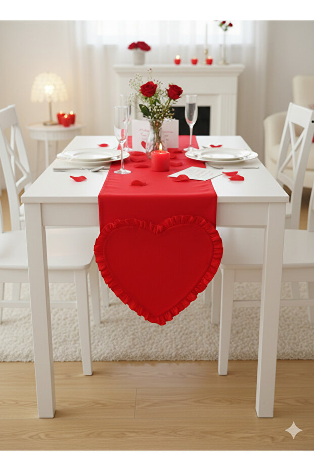 Valentine's Day Heart Runner 40X120 cm
