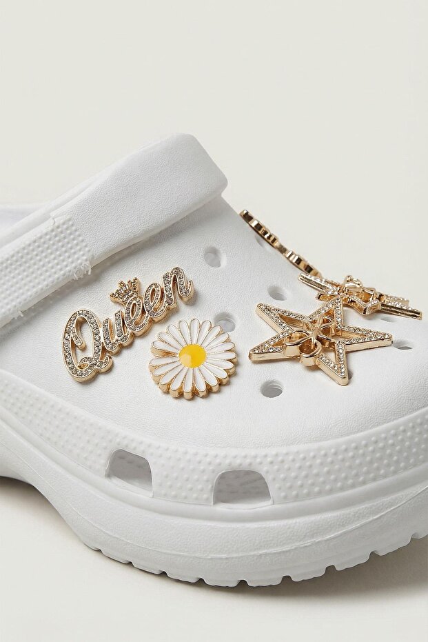 1355 Accessory Slippers White - 1