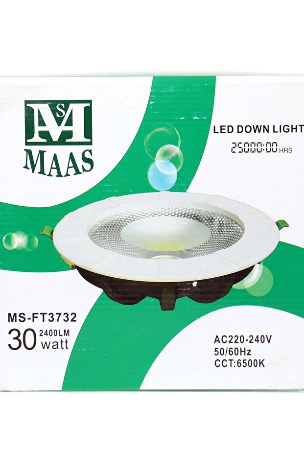 مصباح LED سفلي 30 واط أبيض