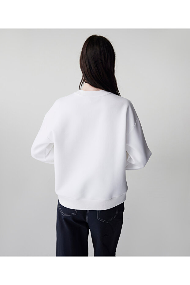 Nakışlı sweatshirt - 6