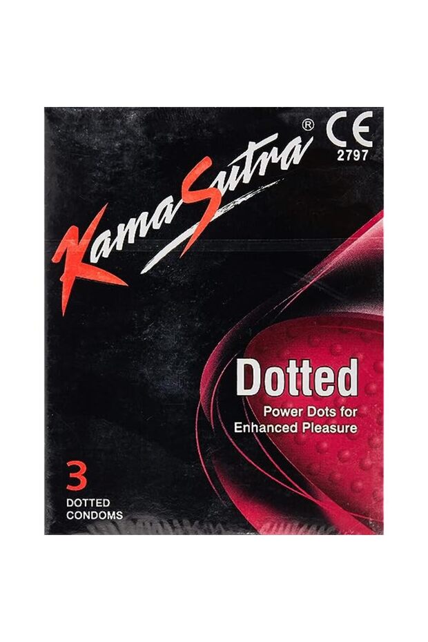 Kam a Sutra Dotted Condom, 3 Pieces
