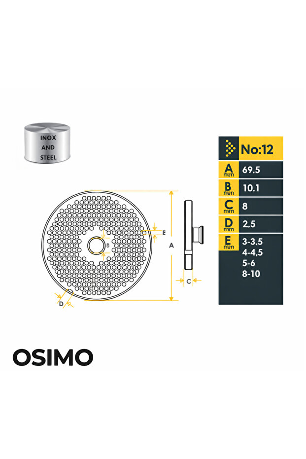12 NO ET AYNA 4,5 MM - 3