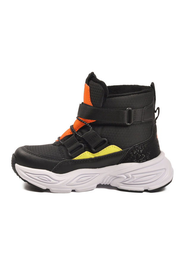 Black-Phosphor Yellow Children's Boots 2087 F