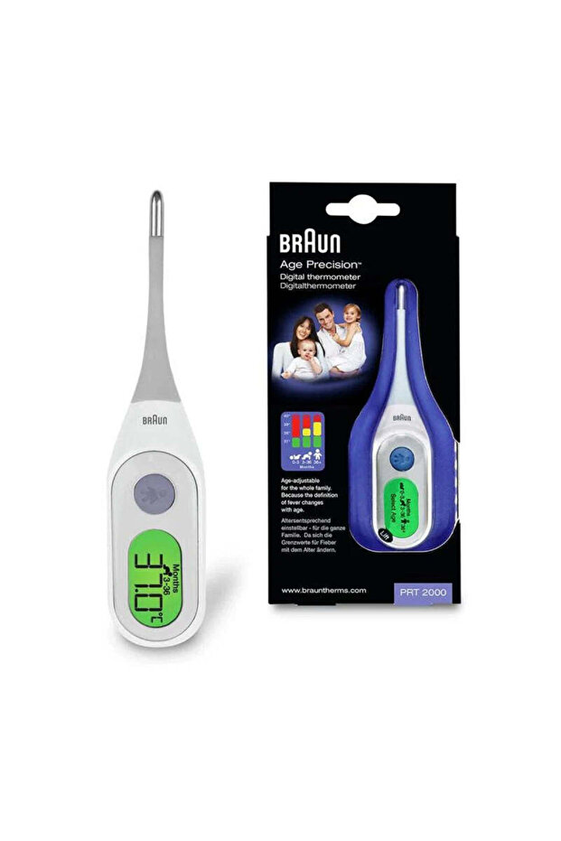 Braun Age Precision Digital Thermometer - PRT2000, 1 Piece
