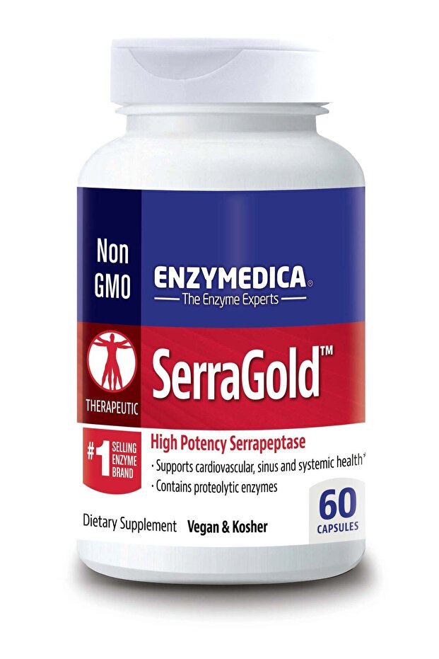 Serragold Cardiovascular Support Supplement, 60 Capsules