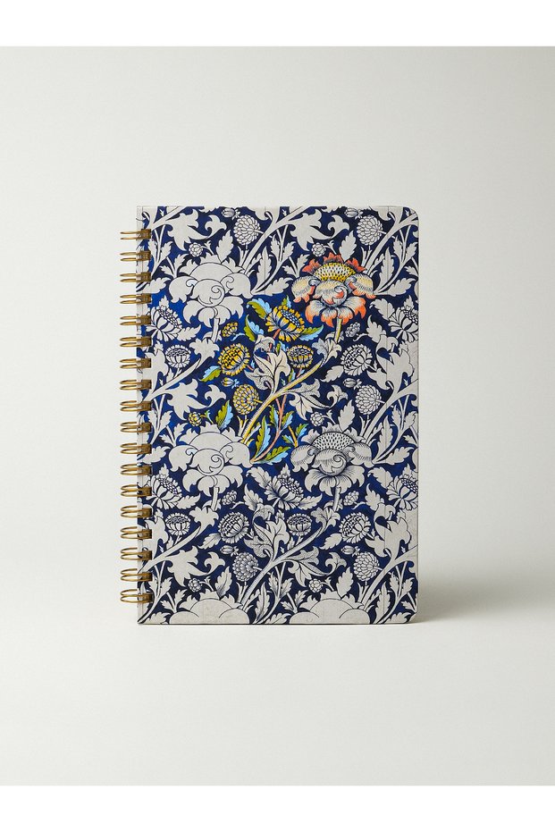 Flora Spiralli Planlı Defter (16 x 24 cm)