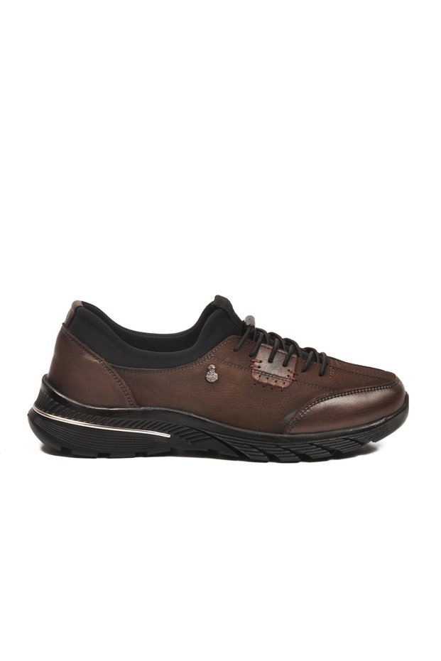 Brown Nubuck Genuine Leather Women's Casual Shoes Plv061 Z