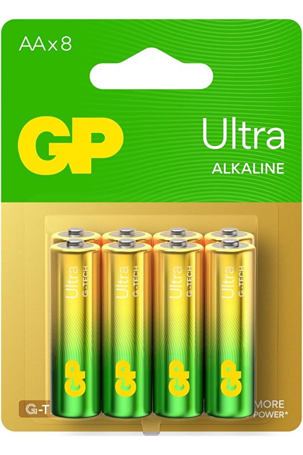 Ultra Alkaline AA Batteries – 8-Pack