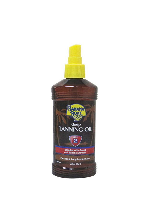 Deep Tanning Oil Spray with Carrot & Banana Extracts SPF2, 236ml