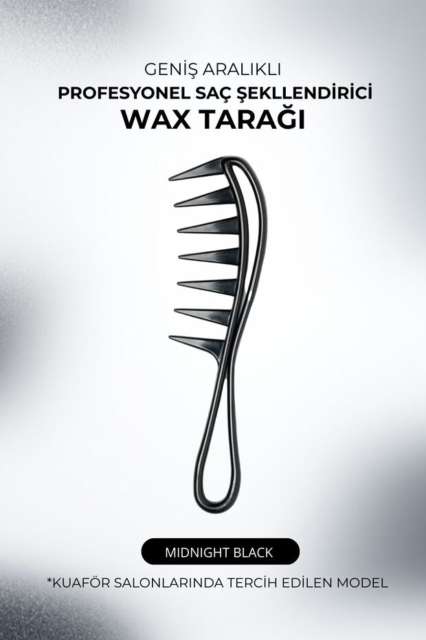 Wide Range Professional Hair Styling Wax Comb Men's Hair Comb
