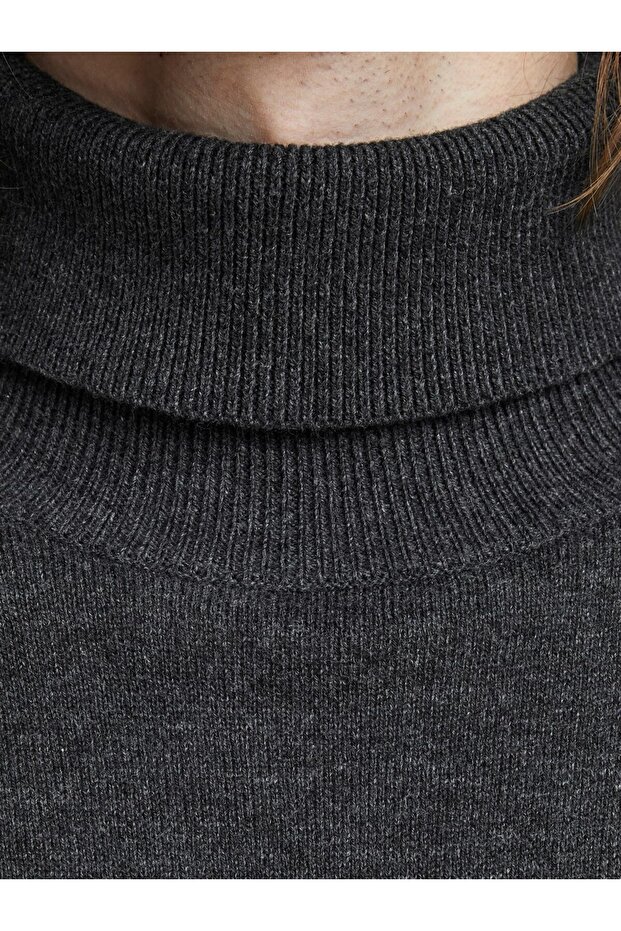 Rollkragenpullover Einfarbig Rollkragenpullover - 7
