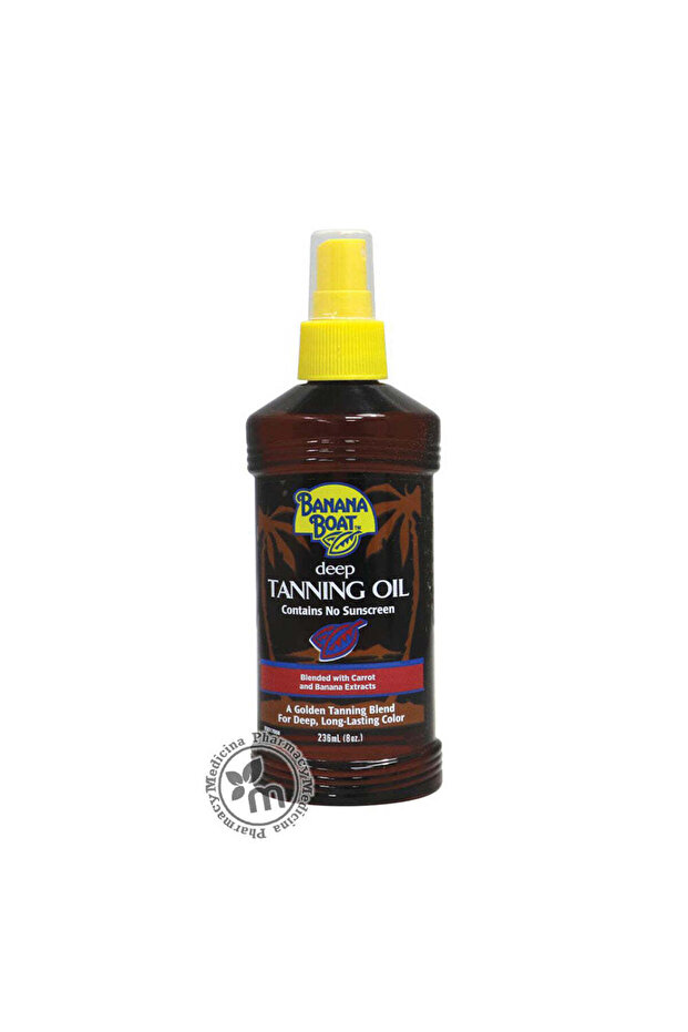 Deep Tanning Oil Spray with Carrot & Banana Extracts, 236ml