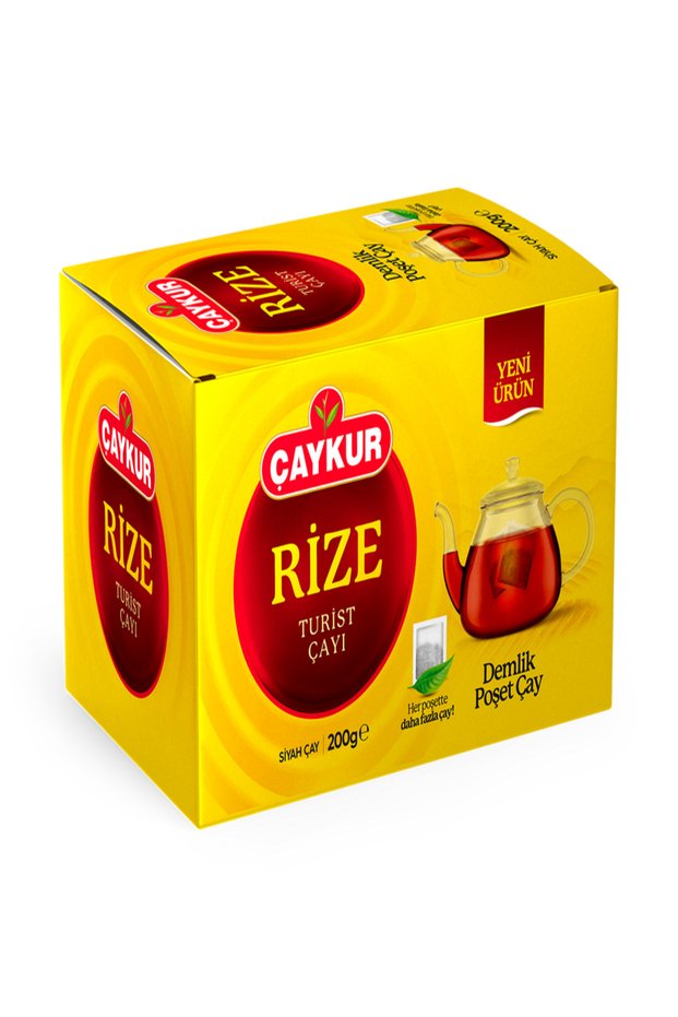 Ri̇ze Tourist Teapot Tea Bags 200 Gr 40 Packs 5 Pieces
