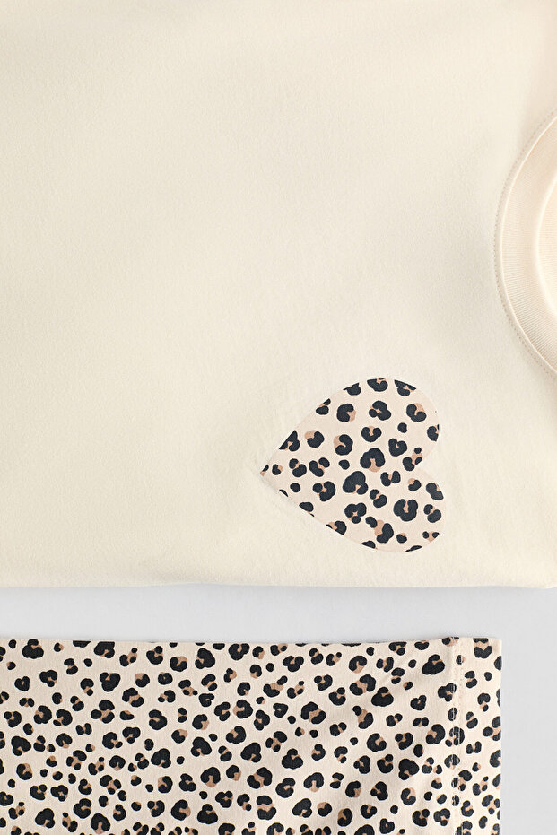 2 Parçalı Pamuklu Jarse Set - 2