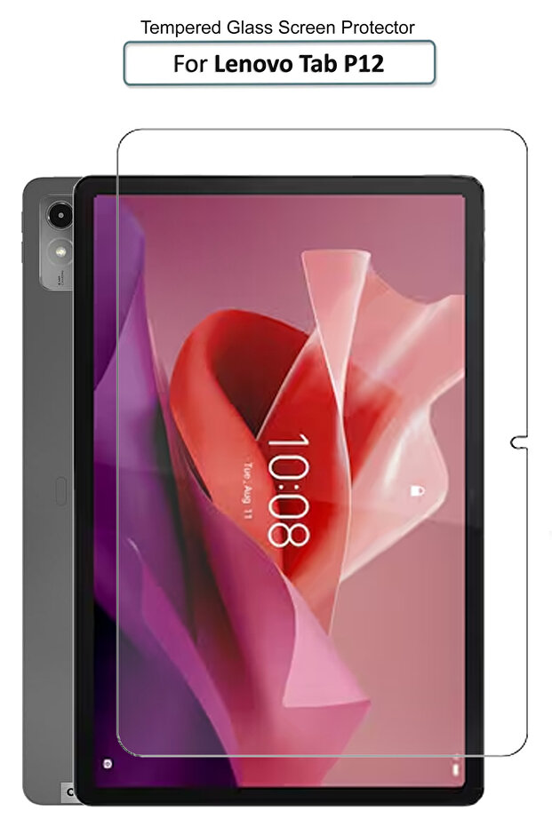 Lenovo Tab P12-12.7 inch - Premium Tempered Glass Screen Protector