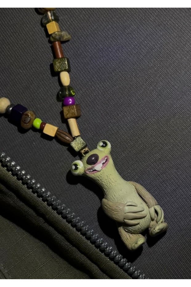 El Yapımı Sid Kolye Buz Devri Sid Aksesuar Otantik Kolye - 1