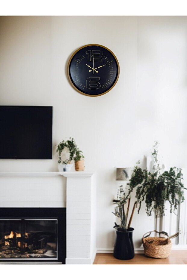 36 cm Brown Modern Wall Clock Lwlhm-Rsyt34