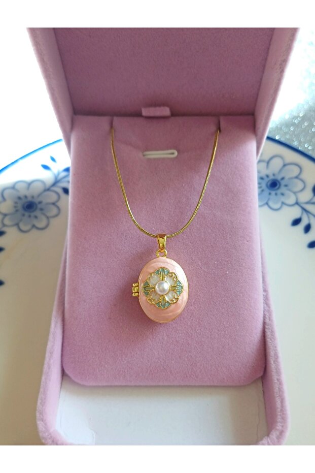 Kapaklı çelik kolye - 3