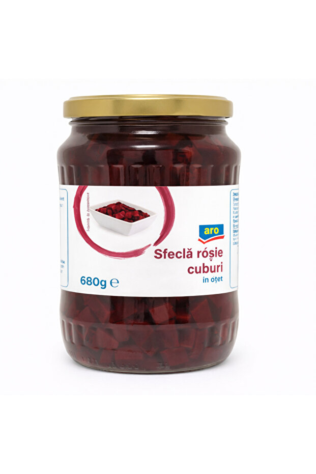 Red Beetroot Cubes, Aro, 680 g - 1