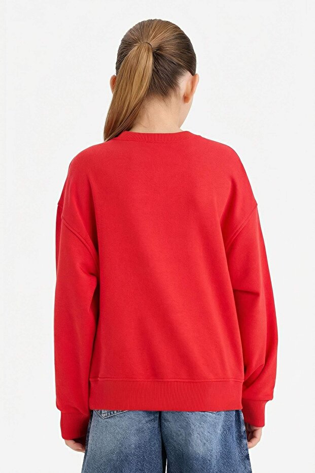 Kız Çocuk Sweat E6842A8/RD227 RED - 2