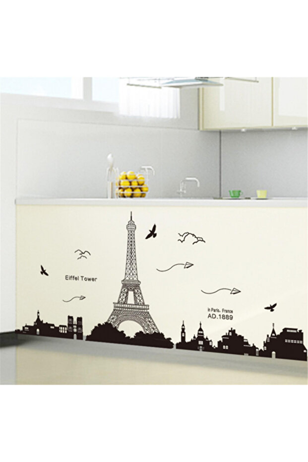Decorative wall sticker Eiffel Tower multicolor MaffStuff® - 2
