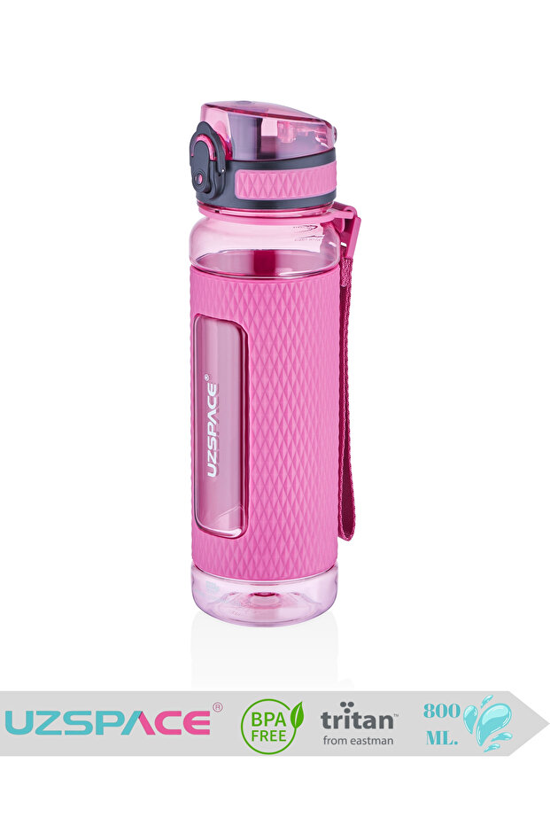 Silicone Body Tritan Water Bottle - 800 Ml.