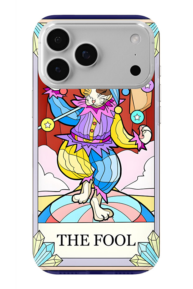 حافظة شفافة مطبوعة بتصميم The Fool Design متوافقة مع هاتف iPhone 17 Pro Max - 1