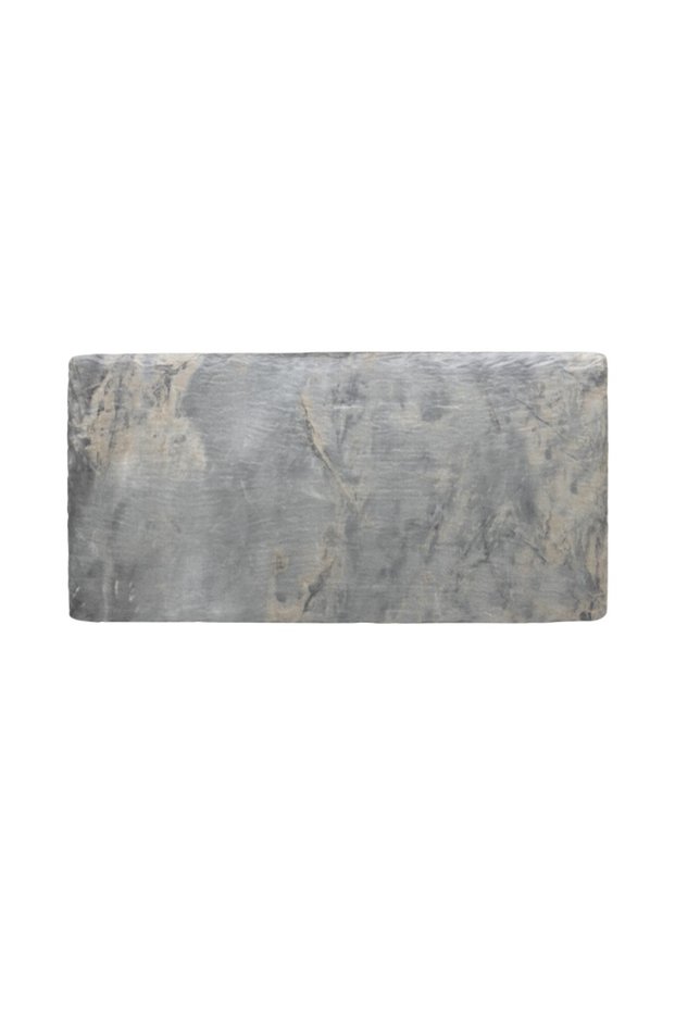 Rectangular melamine platter Marble 16.2x32.5xh1cm