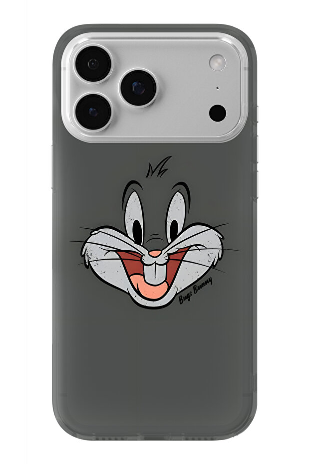 حافظة شفافة مطبوعة بتصميم باغز باني متوافقة مع هاتف آيفون 17 برو - 1