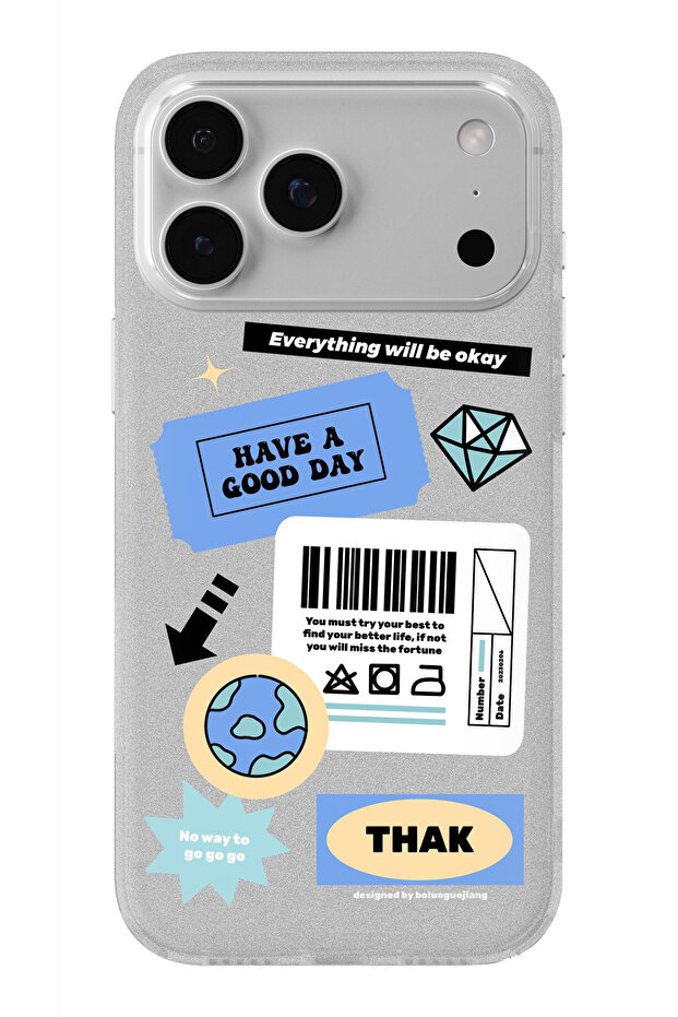 حافظة شفافة مطبوعة بتصميم Will Be Okay متوافقة مع iPhone 17 Pro Max - 1