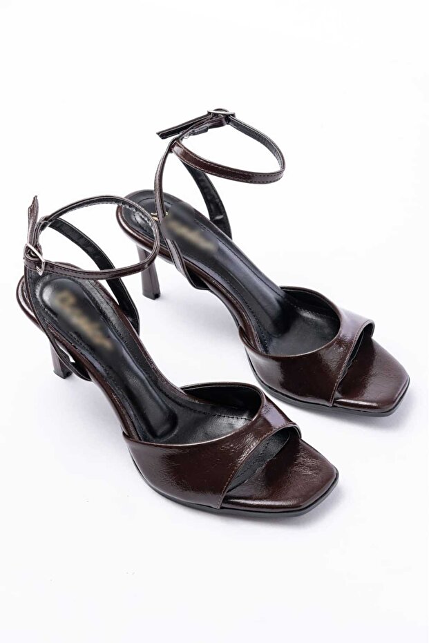 Women's Sandals Open Front Single Strap 7cm Heeled Shoes