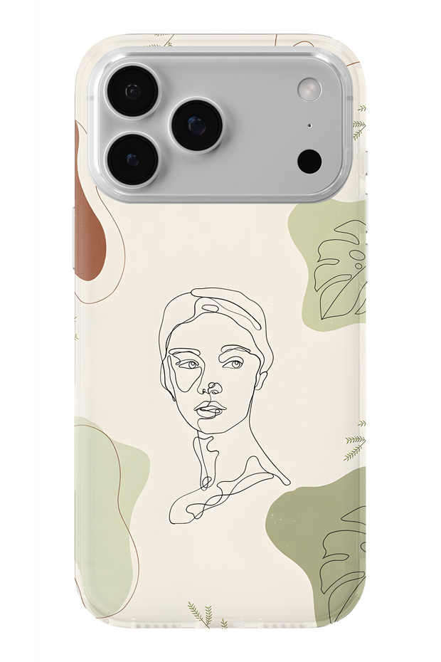 حافظة شفافة مطبوعة بتصميم فني متوافقة مع هاتف iPhone 17 Pro Max - 1