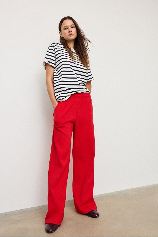 Geniş paça jogger pantolon - 2