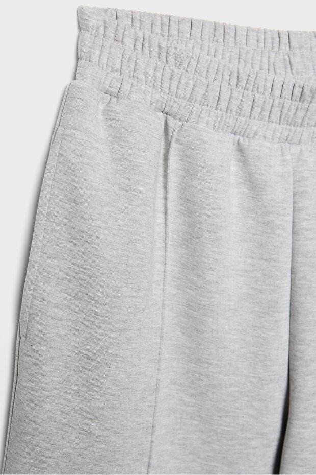 بنطال رياضي ناعم الملمس من قماش إنترلوك متشابك - 8