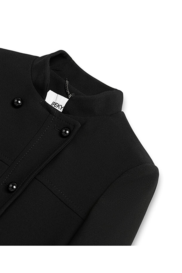 Kontrast düğmeli ceket - 2