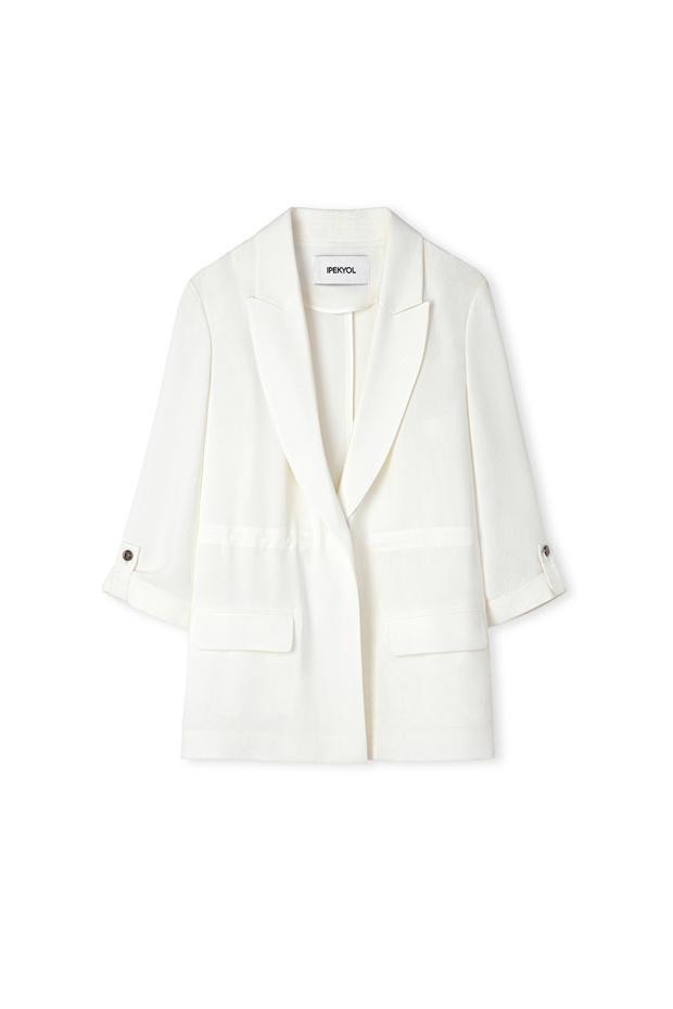 Belden bağlamalı blazer - 3