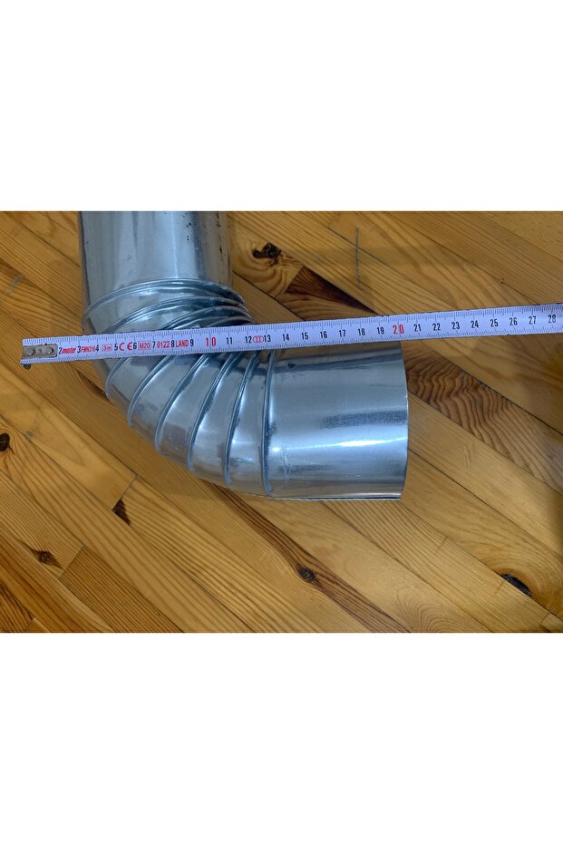 Pelet ve kamp soba dirsek çap 10 cm - 4