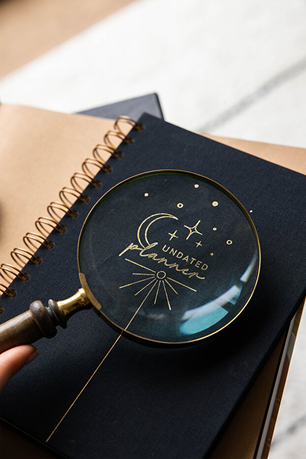 A5 Spiral Linen Hard Cover Timeless Planner Agenda | Weekly and Monthly Planning – Black
