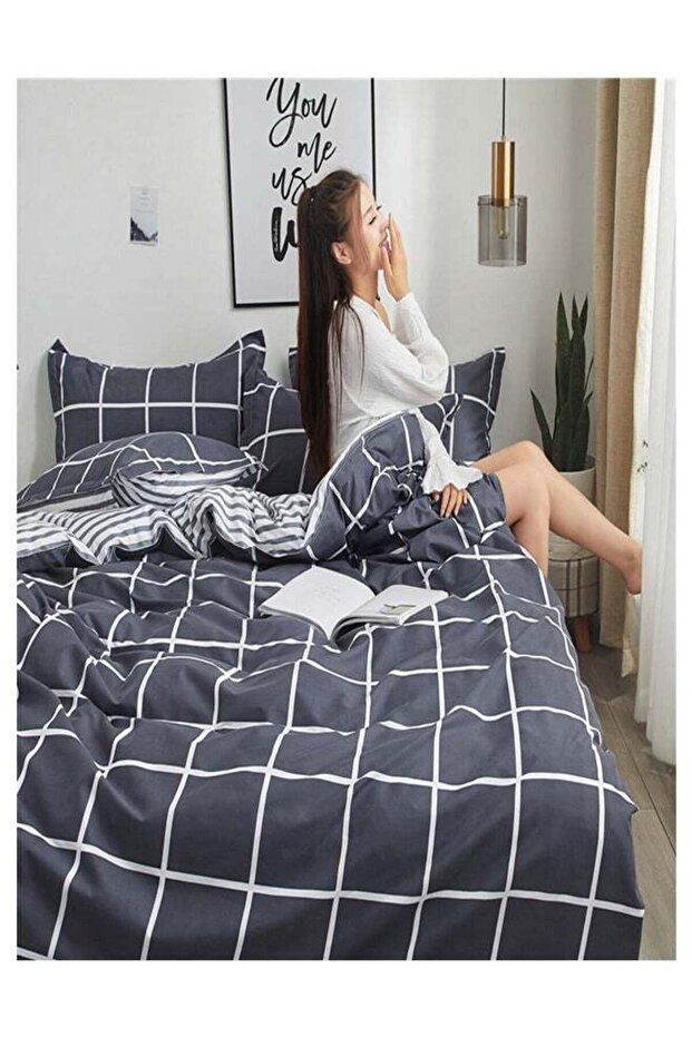 ZCM-HAPPY Luxurious Thickened 3-Piece Brushed Microfiber Bed Sheet Set with Pillow Covers