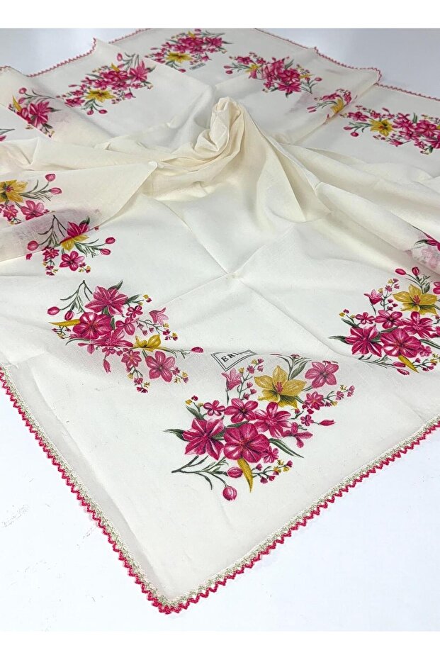 Embroidered Organic Cotton Writing 0606131 15