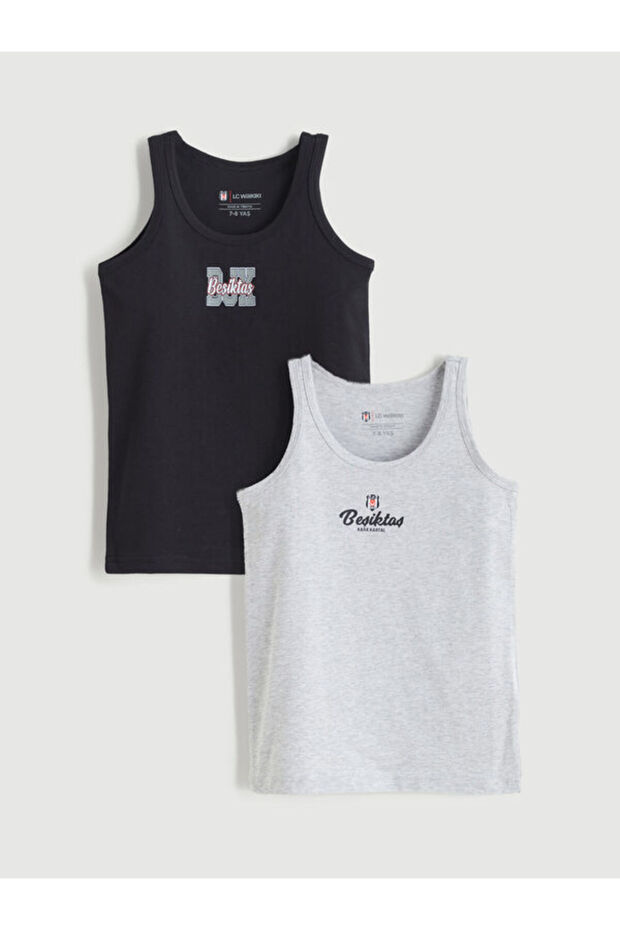 قميص داخلي مطبوع للأولاد من Shining Store، مجموعة Sparkling Choices Zero Roba Collar Licensed، قطعتان